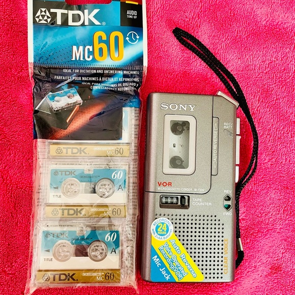 New, Sony microcassette recorder VOR M-730V. Not in box but new - Picture 5 of 6